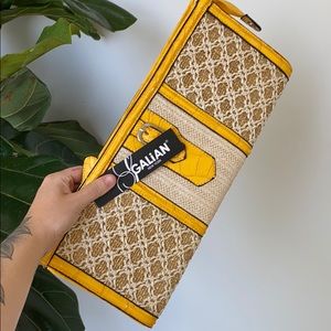 Yellow Galian handbag w tags and dust cover